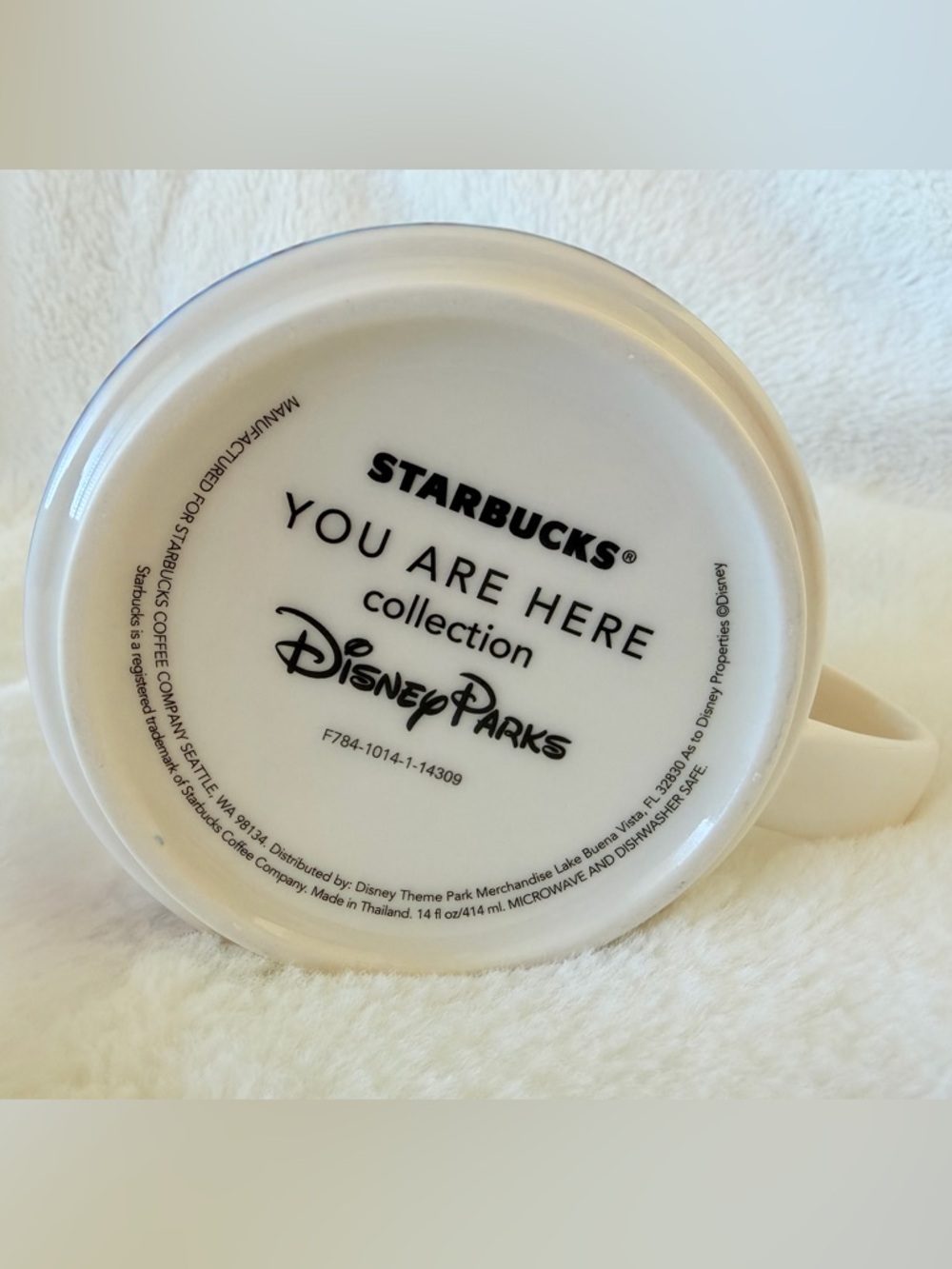 Starbucks 'You Are Here' Disneyland Mug - Fantasyland - Castle Train Matterhorn - Picture 8 of 8